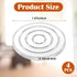 Shimmeroo 4Pcs 1.6 Inch Countertops Cutting Board Feet Non Slip - Self Adhesive Silicone Pads No Screws Needed Thick