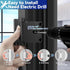2Pack 800lbs Door Reinforcement Lock Withstands of Force - Black Extra Proof Door Lock for Kids Safety Drilling