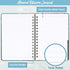 Ruled Notebook/Journal - Lined Spiral Journal with Premium Thick Paper, 8.5" X 6.4", Waterproof Hardcover for Office,