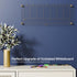 Clear Glass Weekly Dry Erase Calendar, Non-Magnetic Whiteboard for Wall, 7 Day To Do List, 23x9.5", 4 Markers