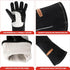 YESWELDER Leather Forge MIG Welding Gloves, Heat Resistant Black Gloves for Grill/BBQ/Oven
