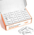 Shuttle Art 120 Pack White Erasers - Bulk Smudge Resistant Erasers for Pencils, School Supplies