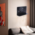Jiabailie Sconce,7W Bedside LED Wall Mount Light with U-SB Port and Switch,Black Wall Wall Lamp with Shelf Holding