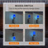 Hompavo Upgraded LED Flame Light Bulbs, Purple Flickering Effect, E26/E27 Flame Bulb for Halloween Christmas, 4 Pack