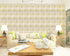 Lependor Gold Damask Peel and Stick Wallpaper Removable Self Adhesive Decorative Wall Paper Roll - 17.71" X 393"