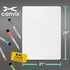 Magnetic Dry Erase Whiteboard for Refrigerator, Removable Memo Board for Family, Kids, Home, Office, Includes Markers &