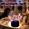 LED Lights Table Sign with Writing Pen - Battery Powered Party Supplies, Color Changing Wedding Decorations Table