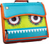 Case-It Monsters The Sidekick Zipper Binder, 5 Color Tabbed Expanding File, Aqua