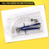 Professional Precision Compass Set - Metal Spring Bow Compass with Protractor, Pencil Leads for Geometry, Drafting