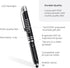 Inkstone Success Motivational Business Penlight with Illuminated Writing Tip and Stylus