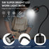 Deeffe Magnetic Work Light, LED Machine Light with Flexible Gooseneck and Magnetic Base, Shop Tool Lamp for Lathe, Work