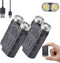 KunHe K2 2 Pack 1000 High Lumens EDC Flashlight, Rechargeable USB C Mini Keychain