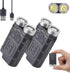 KunHe K2 2 Pack 1000 High Lumens EDC Flashlight, Rechargeable USB C Mini Keychain