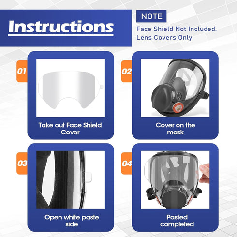 SZONEE 100 Packs 6885, 6000, 6700, 6800, 6900 6800 Peel Off Lens Cover Compatible for Series, Protective Cover