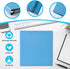 Blue Lake ECOLIFE 1 Inch 3 Ring Binder, Plastic-Free Organizer, Dividers with Pockets, Blue