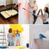 13PCS Set 9 Inch 52 inch BeBecome Paint Roller Kit with Extension Pole, House Paint Rollers with Tray, Roller Frame