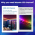 10Pack 3.3FT/1M V1SW 1M Muzata V Shape LED Channel Silver Aluminum LED Strip Diffuser Channel with Milky White Cover