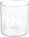 HGHYjrxfkl 1 Pack Crack Finish Glass Lamp Shade,Clear Crackle Finish Cylinder Replacement Shade