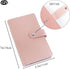 LIZIMANDU Business Card Holder Book, PU Leather Organization Binder for Men & Women, Up to 96 Cards Capacity (1 Pack,