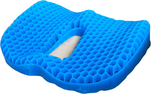 Tailbone, Seat Cushion Orthopedic Memory Foam Coccyx Pad for Sciatica & Back Pain Relief, Non-Slip Washable Portable