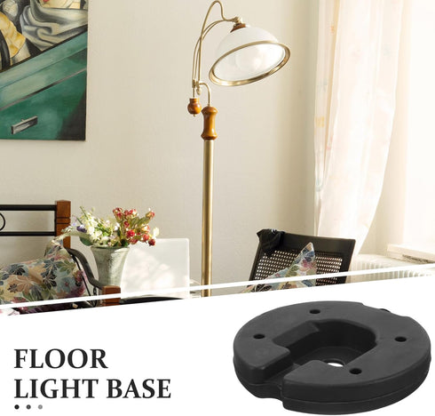 1pcs Levemolo Weighted Iron Base for Floor Lamps Sturdy Desk Lamp Base Diameter Diy Display Stand for Enhanced