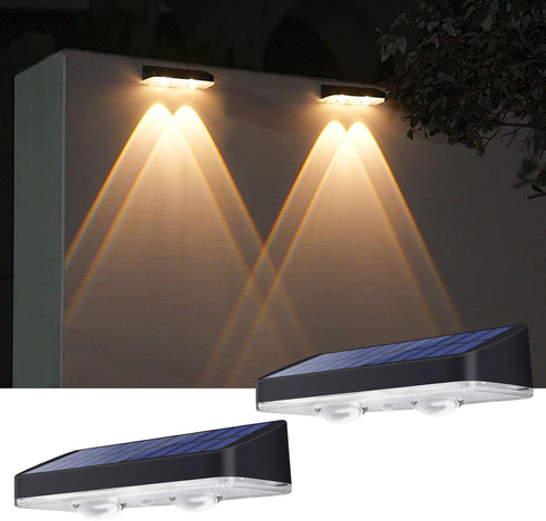 Solar Lights Outdoor Waterproof 3000/4000/6000K 3 Modes Solar Powered Dusk to Dawn