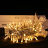 LED Christmas Tree Lights, 100 LED Mini Warm White String Lights Plug in, 8 Modes Outdoor Decorations for Party