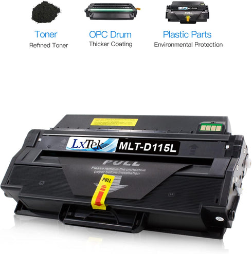 LxTek Compatible Toner Cartridge Replacement for Samsung 115 115L MLT-D115L (1 Pack) for Xpress SL-M2830DW