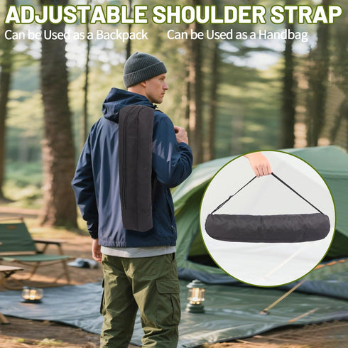 Azumavi Pack Pack, 22.44 3.94 3.94 Multi-Purpose Grill Storage Bag, BBQ Tool Storage Bag, Waterproof Oxford Grill Tool