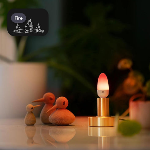 E12 Bulb, Dimmable, LIFX Candle Color Wi-Fi Smart LED Light PolychromeColor, Multi-Zone No Hub Req, App & Voice