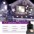 YASENN 300LED Icicle Style String Lights, 29.5FT Connectable with 8 Lighting Modes for Home Garden Decor