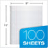 Oxford College Ruled Spiral Notebook, 8.5 X 11, Pack of 4, 1 Subject, 100 Sheets, Durable Plastic Cover with Divider
