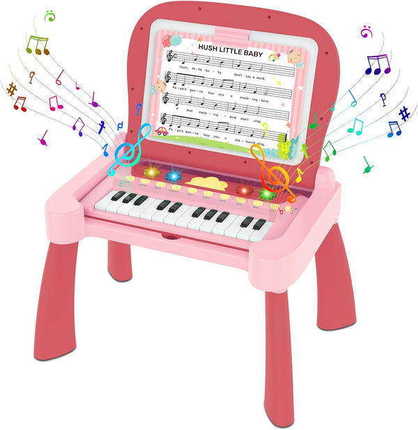 Leopmase 4-in-1 Touch & Learn Activity Desk - Educational Toys with Interactive Learning