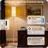 Dimmable Bulb 3000K-6500K, DE06LD05W1 Floor Lamp for Living Room with Remote and Foot Switch, Standing Tall Lamp
