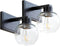 Bathroom Sconces Set of 2, Black Wall Sconces Set of Two, Bathroom