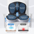 ZHZKGMLBVB Seat(Blue-1) Ergonomic Seat Cushion with Back Support,Orthopedic Cushion for Office Chair and Car,Pressure