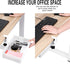Mesh Desk Organizer and Clamp-on Swivel Pencil Drawer, Extra Sturdy C-Clamp Mount System for Home Office Storage