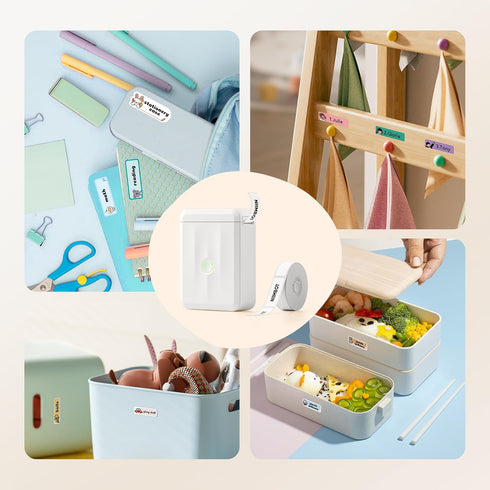 NIIMBOT Bluetooth Label Maker Machine, Wireless Mini Label Maker D110 Upgraded Version for Home Office Organization