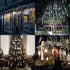 16inch 10 240 JJGoo Meteor Shower Lights Christmas Lights Falling Rain Lights, Tube LEDs Snow Falling Christmas Lights