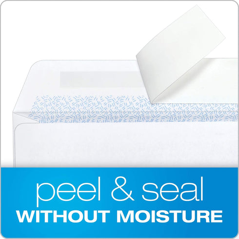 Quality Park #8 Double Window Security Envelopes - for QuickBooks Checks, Redi-Strip Self Seal, 500 Count