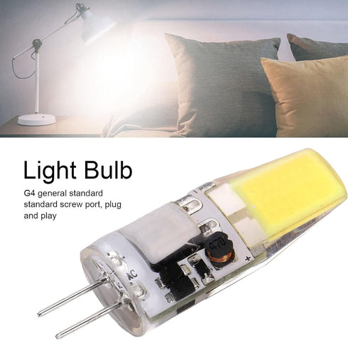 G4 Bulb 5W 600LM 12V Bulb 4.2x1.3cm 60006500K) Fafeicy LED COB AC/DC Ceiling Lamp for Chandelier, Desk Lamp, Wall