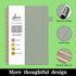 Halowrite Spiral Notebook, Lined Journal for Work, 6"x8.5", Hardcover with Pen Loop, 160 Pages, 100 GSM Thick Paper