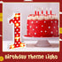 Mouse Birthday Decorations Marquee Light up Number Glowing Mouse Number Sign for 1st 2nd 3rd Boy Girl Kid Birthday Party Decorations Table Centerpieces Bedroom Wall Decor(Red Number 1) by Glooglitter