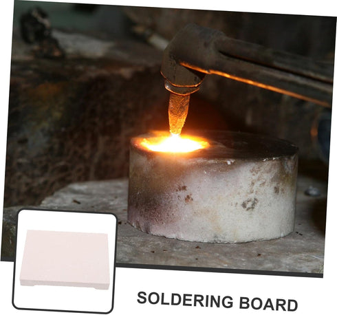 EXCEART Refractory Brick Honeycomb Jewelry Gold Welding Plate, Ceramics Plaster