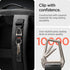 Spigen Life Carabiner Lanyard Keychain Strap for Keys ID Badge Wallet Holder - Black