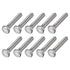 Hex Bolts 10Pcs (1/4-20x1-1/2"), 304 Stainless Steel UNC Fully Threaded Hex Head Screw Bolt Machine Screws