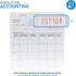 (100 Count) 1 Stock Your Home White Guest Check Pads - Part Guest Check Pads - Server Notepads and Waitress Order Pads