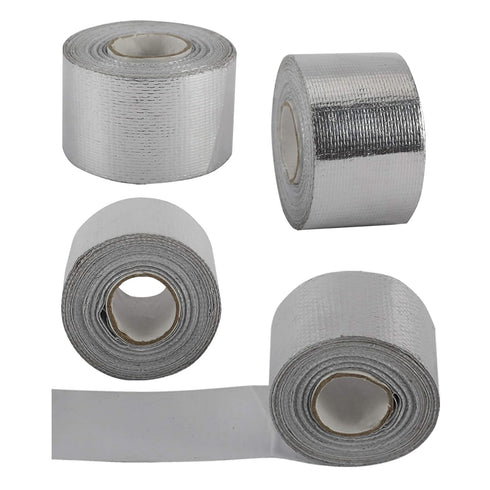 AuInn Self-Adhesive Heat Reflective Tape, High Temperature Fiberglass Heat Shielding Foil Tape