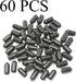 60pcs 1/4" Rubber Cap Protective Cover - Rubber Plug Soft PVC Thread Protection Cap, Plastic Dust Cover for 1/4 Inch