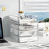 Stackable 4-Tier Paper Organizer for Desk, Clear Desk Accessories & Workspace Organizers, Ideal for Office Supplies